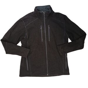 Kuhl Size XL Men's Brown Burr Full Zip Jacket Outdoor Hiking Gorpcore
